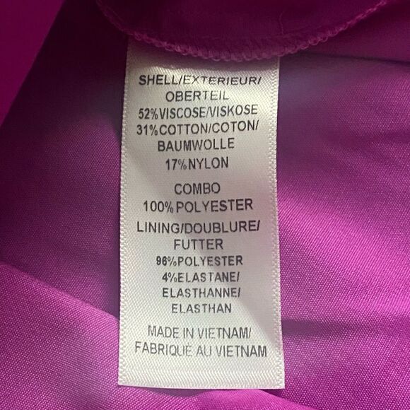 ADRIANNA PAPELL Lace Overlay A-Line Dress with pockets - Picture 6 of 13